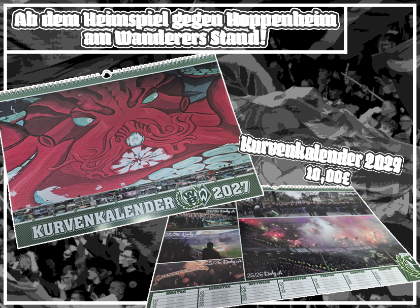 Ankündigung Kurvenkalender 2027